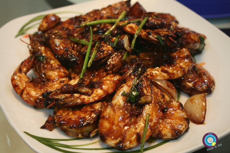 Prawn with Oyster Sauce
